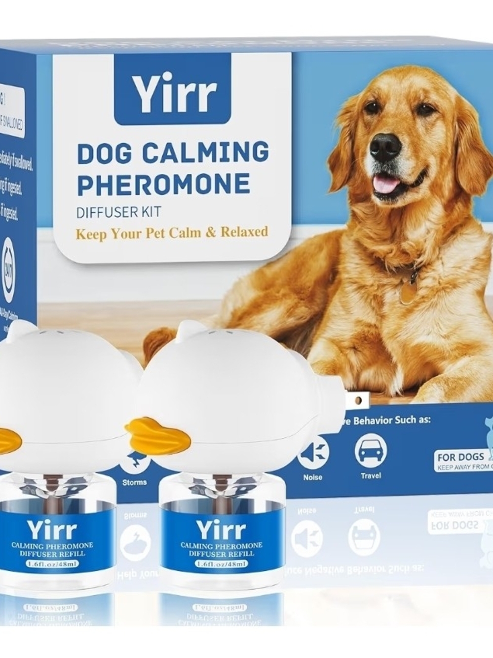 Dog Calming Pheromone Diffuser Kit - White